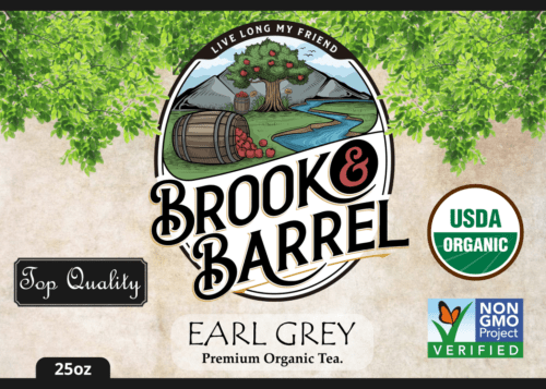 1.5lbs USDA Organic Earl Grey Tea - Brook & Barrel Tea (Glass Jar) | Premium Flavor - Image 11