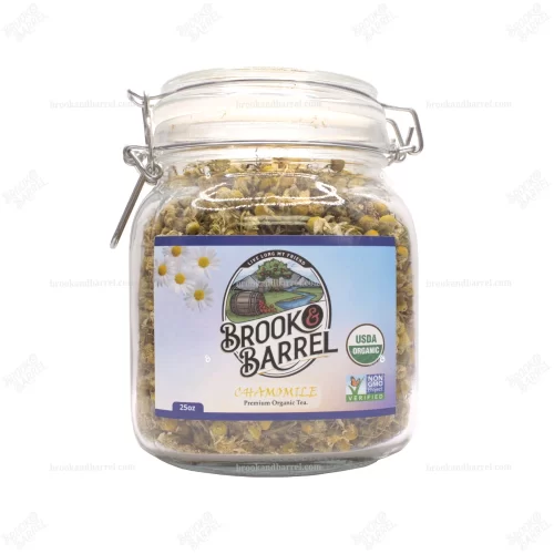 1.5LB Premium USDA Organic Chamomile loose leaf Tea | Glass Jar