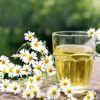 Tea Herbal Chamomile Cup Glass Nature ipad air