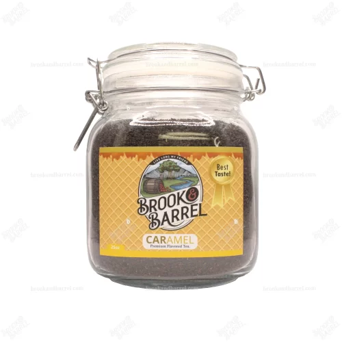 1.5lbs Organic Caramel Black Tea | Glass Jar – Limited Edition