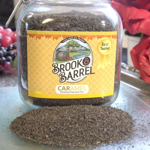 1.5lbs Caramel Flavored Premium Black Tea - Brook & Barrel Organic Tea | Limited Edition - Image 7