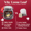 1.6lbs USDA Organic Hibiscus Tea - Brook & Barrel Tea (Glass Jar) 31 25oz USDA Organic Loose Leaf Hibiscus Tea vs Bagged Tea – Premium Farm to Table Comparison