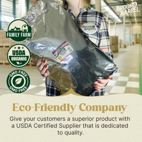 5lbs. USDA Organic English Breakfast Tea – Brook & Barrel Tea – Bulk Bag - Image 3