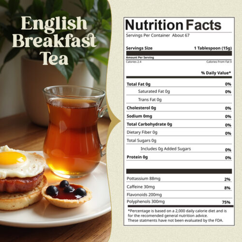 5lbs. USDA Organic English Breakfast Tea – Brook & Barrel Tea – Bulk Bag - Image 7