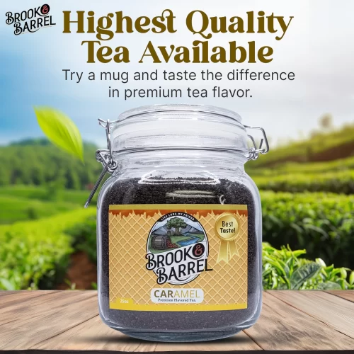 1.6lbs Caramel Flavored Premium Black Tea - Brook & Barrel Organic Tea | Limited Edition - Image 15