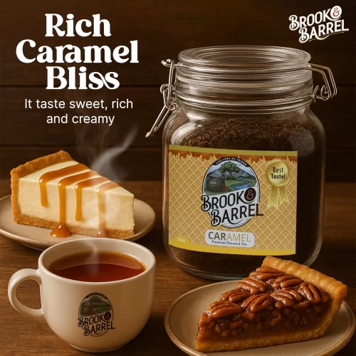 1.6lbs Caramel Flavored Premium Black Tea - Brook & Barrel Organic Tea | Limited Edition - Image 11
