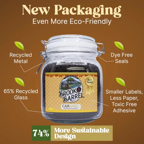 1.6lbs Caramel Flavored Premium Black Tea - Brook & Barrel Organic Tea | Limited Edition - Image 7