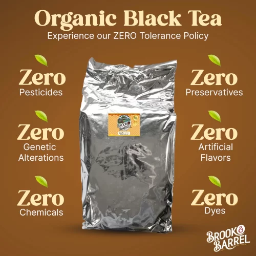 11.3LB Bulk Bag of Brook & Barrel Organic Caramel Loose Leaf Tea | USDA Certified Premium Tea for Cafés, Wholesale, Private Label & Dropshipping - Image 12