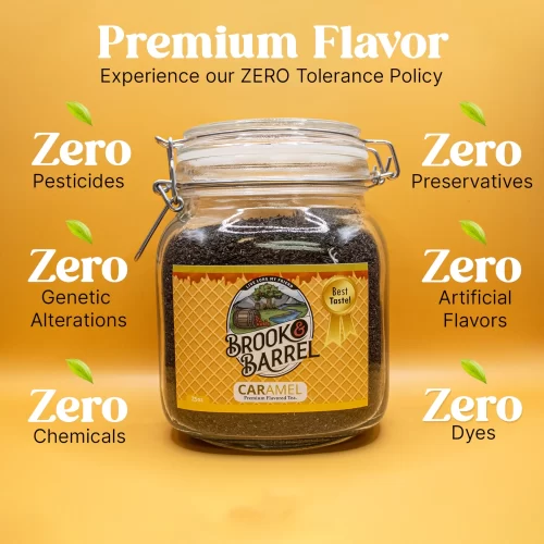 1.6lbs Caramel Flavored Premium Black Tea - Brook & Barrel Organic Tea | Limited Edition - Image 17