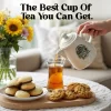 brook and barrel organic chamomile loose leaf tea 50oz glass jar usda best cup of tea