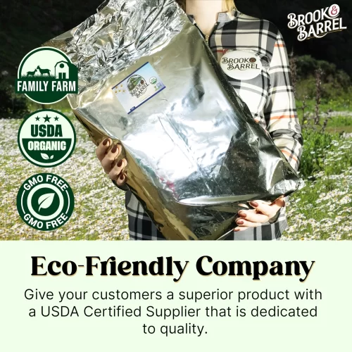 5.7LB Bulk Bag of Brook & Barrel Organic Chamomile Loose Leaf Tea | USDA Certified Premium Tea for Cafés, Wholesale, Private Label & Dropshipping - Image 3