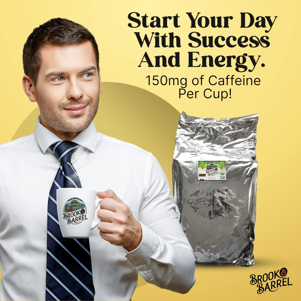 11.3lbs Wholesale USDA Premium Organic Earl Grey Tea – Brook & Barrel Tea – Bulk Bag 13 11.3lbs Wholesale USDA Premium Organic Earl Grey Tea – Brook & Barrel Tea – Bulk Bag - Image 13