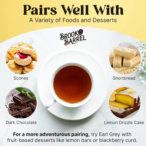 Brook and Barrel Loose Leaf Organic Earl Grey Tea – USDA Certified Organic – 6oz Glass Sample Jar – Premium Gourmet Tea - Image 7