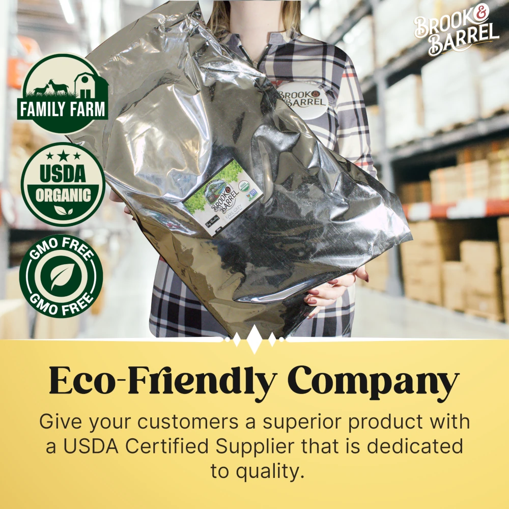 11.3lbs Wholesale USDA Premium Organic Earl Grey Tea – Brook & Barrel Tea – Bulk Bag 4 11.3lbs Wholesale USDA Premium Organic Earl Grey Tea – Brook & Barrel Tea – Bulk Bag - Image 4