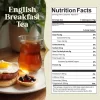 brook and barrel organic english breakfast tea nutrition facts 50oz jar