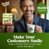 brook and barrel organic green tea 50oz glass jar man drinking five star reviews