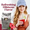 brook and barrel organic hibiscus loose leaf tea 50oz glass jar usda certified amazing premium flavor