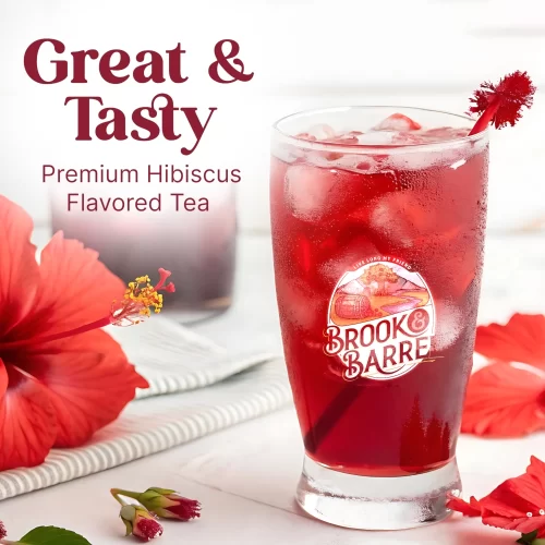 5.7LB USDA Organic Hibiscus Brook and Barrel Premium Tea – Premium Loose Leaf, Bulk Bag for Cafes & Wholesale Suppliers - Image 4