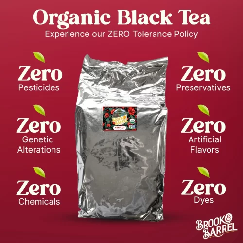 5.7LB USDA Organic Hibiscus Brook and Barrel Premium Tea – Premium Loose Leaf, Bulk Bag for Cafes & Wholesale Suppliers - Image 6