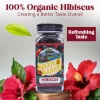 brook and barrel organic hibiscus tea usda loose leaf 5oz glass jar premium sample size