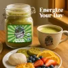 brook and barrel organic matcha loose leaf tea 50oz glass jar usda certified true taste of morning