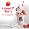 brook and barrel organic strawberry flavored tea 50oz glass jar delicious flavor