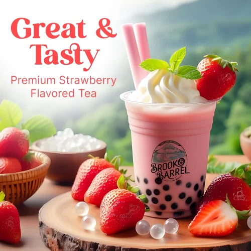 11.3lb Organic Strawberry Flavored Black Brook and Barrel Premium Flavored Tea | Bulk Loose Leaf USDA Certified - Image 17