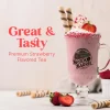brook and barrel organic strawberry tea 50oz glass jar delicious flavor