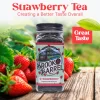 brook and barrel organic strawberry tea 5oz glass jar sample size delicious flavor