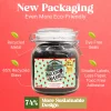 brook and barrel organic strawberry tea loose leaf usda 50oz glass jar eco friendly