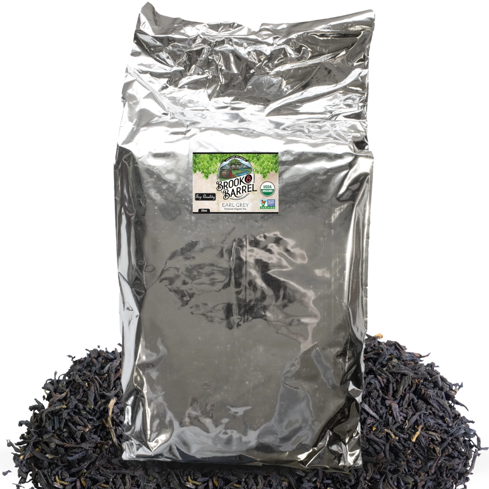 11.3lbs Wholesale USDA Premium Organic Earl Grey Tea – Brook & Barrel Tea – Bulk Bag 2 11.3lbs Wholesale USDA Premium Organic Earl Grey Tea – Brook & Barrel Tea – Bulk Bag - Image 2