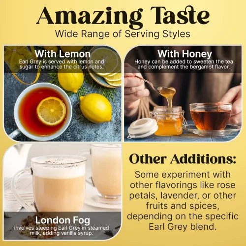 Brook and Barrel Loose Leaf Organic Earl Grey Tea – USDA Certified Organic – 6oz Glass Sample Jar – Premium Gourmet Tea - Image 4