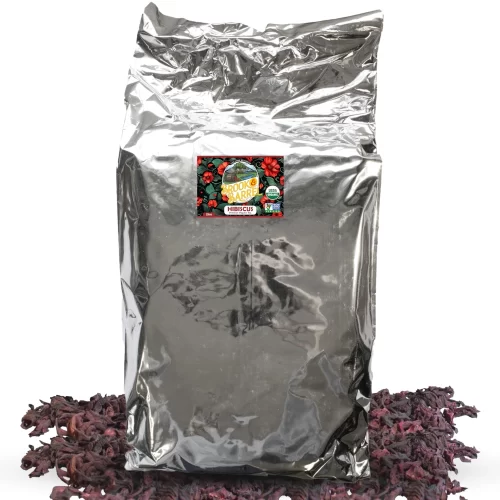5.7LB USDA Organic Hibiscus Brook and Barrel Premium Tea – Premium Loose Leaf, Bulk Bag for Cafes & Wholesale Suppliers - Image 2