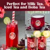 brook barrel loose leaf organic hibiscus tea 50oz glass jar prep options