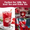 brook barrel loose leaf organic hibiscus tea 50oz glass jar prep options premium tea