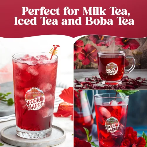 5.7LB USDA Organic Hibiscus Brook and Barrel Premium Tea – Premium Loose Leaf, Bulk Bag for Cafes & Wholesale Suppliers - Image 8