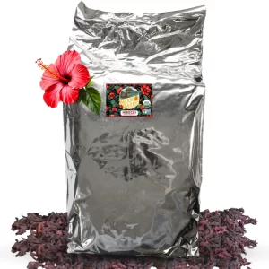 5.7LB USDA Organic Hibiscus Brook and Barrel Premium Tea – Premium Loose Leaf, Bulk Bag for Cafes & Wholesale Suppliers