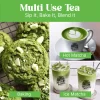 brook barrel loose leaf organic matcha tea 50oz glass jar prep options