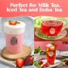 brook barrel loose leaf organic strawberry tea 50oz glass jar prep options premuim tea