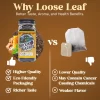 brook barrel organic caramel tea usda certified loose leaf 5oz glass jar farm field growing methods sample jar tea comparison