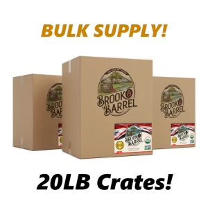Bulk 20lb Crates English Breakfast Organic Tea – USDA Certified Loose Leaf Wholesale Supply - Brook and Barrel Organic Premium Tea