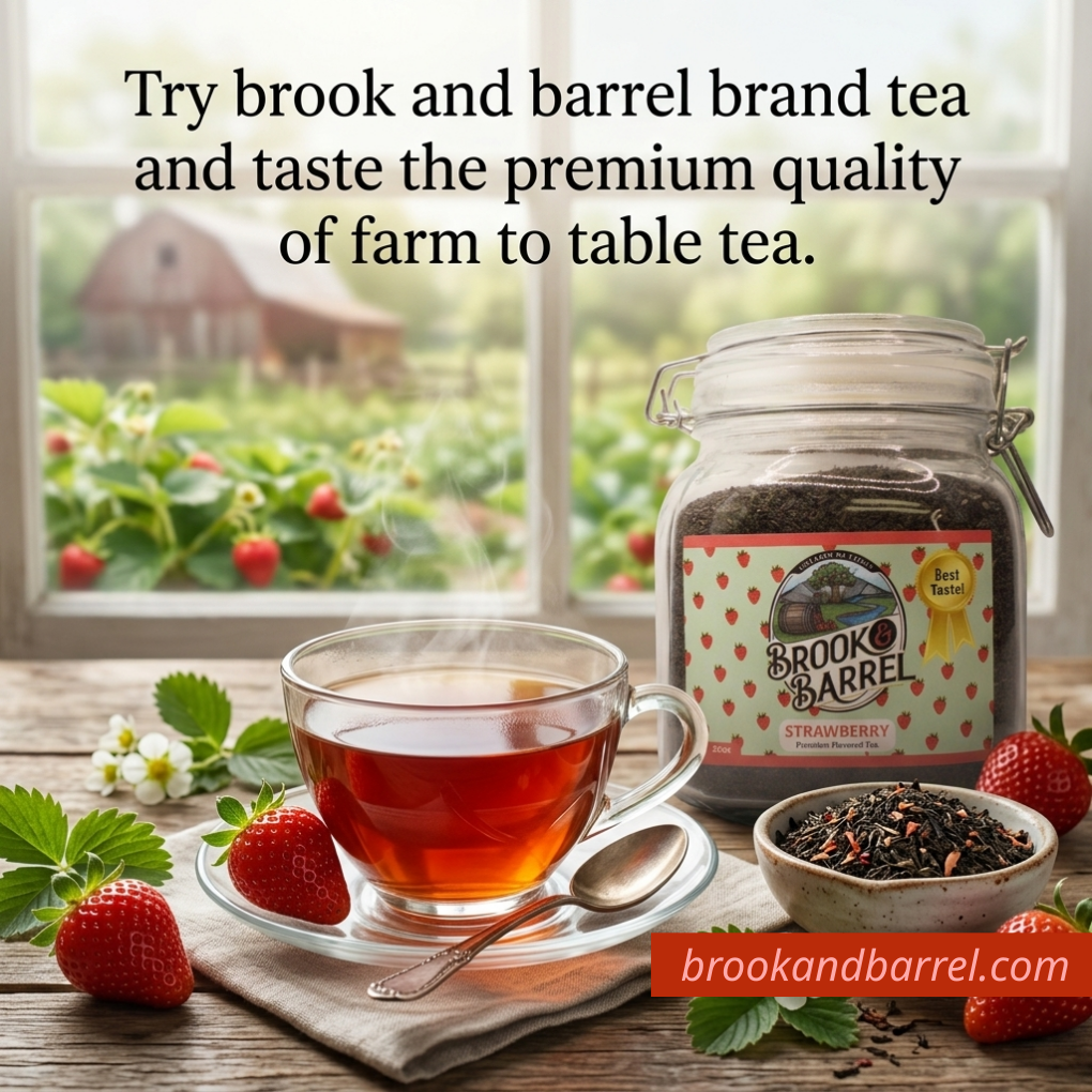 Is Tea Better Than Coffee: 3 Reasons Why You Should Swap Your Coffee for Organic Black Tea 13 brook and barrel premium organic loose leaf strawberry tea organic