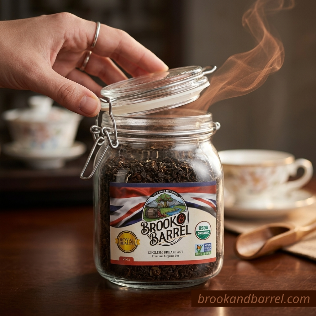 Is Tea Better Than Coffee: 3 Reasons Why You Should Swap Your Coffee for Organic Black Tea 15 morning tea ritual with english breakfast farm to table tea by brook and barrel farms