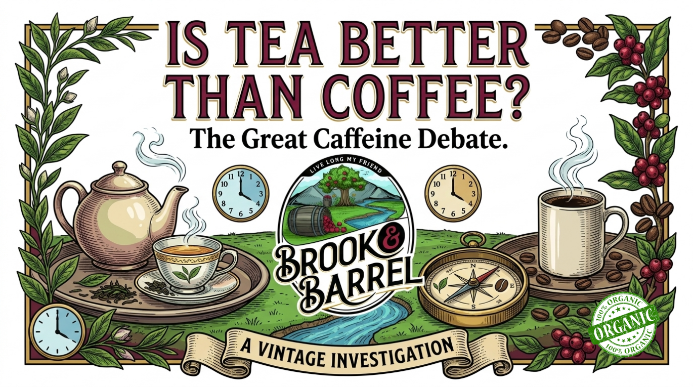 Is Tea Better Than Coffee: 3 Reasons Why You Should Swap Your Coffee for Organic Black Tea 1 is tea better than coffee? the full story.